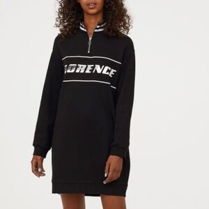 Black Sweatshirt Dress